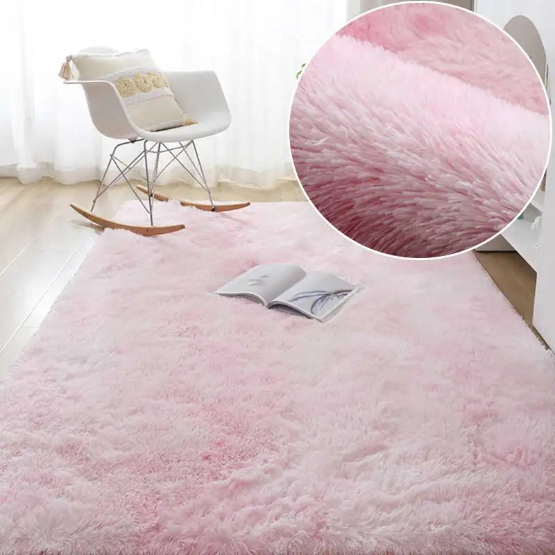 Winnie Weicher Flauschiger Pinker Teppich – Gemütlicher Plüschteppich für Wohnzimmer & Kinderzimmer