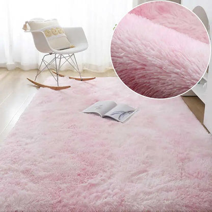 Winnie Weicher Flauschiger Pinker Teppich – Gemütlicher Plüschteppich für Wohnzimmer & Kinderzimmer