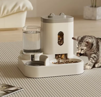 FelineEssence | Automatische Futter- und Wasserstation für Katzen und Hunde