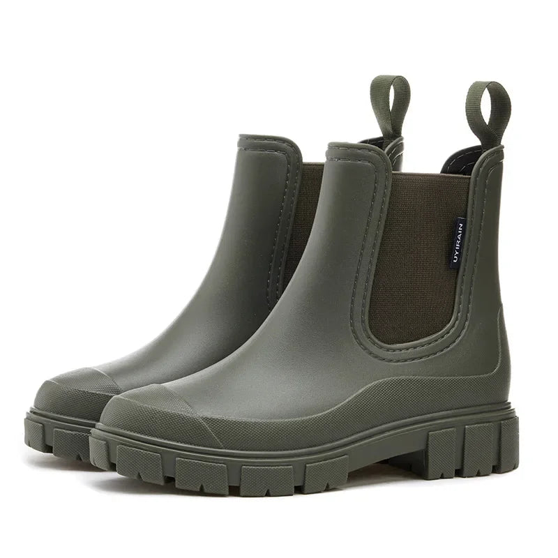 Halbhohe wasserdichte Gummistiefel - Julianna