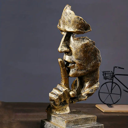 SerenitySculpt - Durchdachte abstrakte Statue für ruhige Reflexion