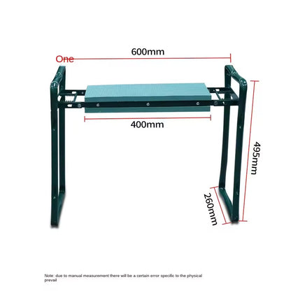 GartenPro | Klappbarer Kniehocker mit Komfortkissen für müheloses Gärtnern