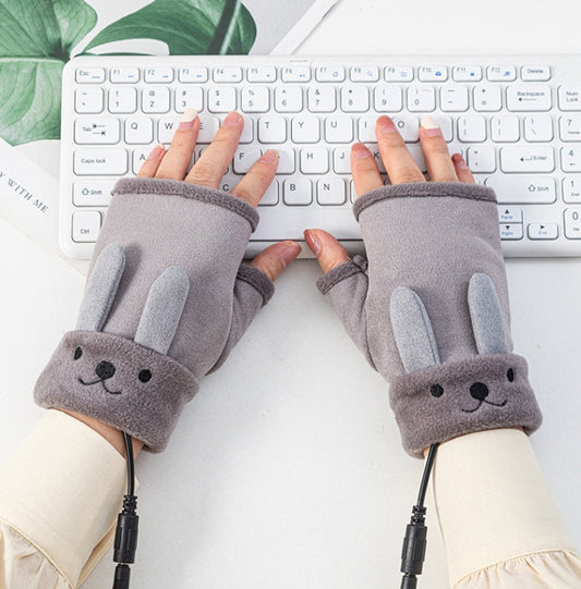 WarmHands | USB-Wiederaufladbare Beheizte Halbfingerhandschuhe für ultimativen Komfort