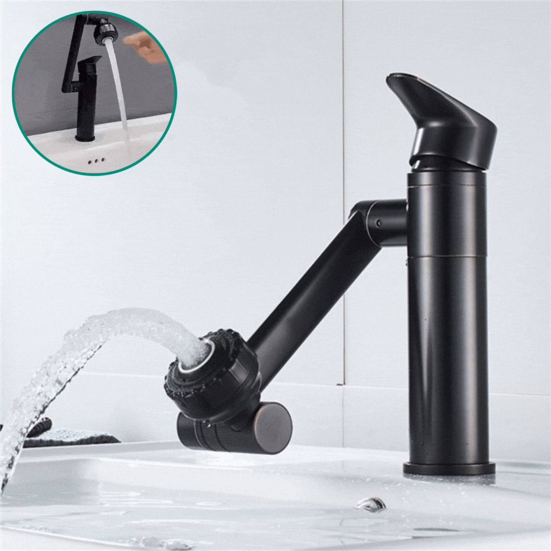 Flexibler Wasserhahn mit Sprühfunktion