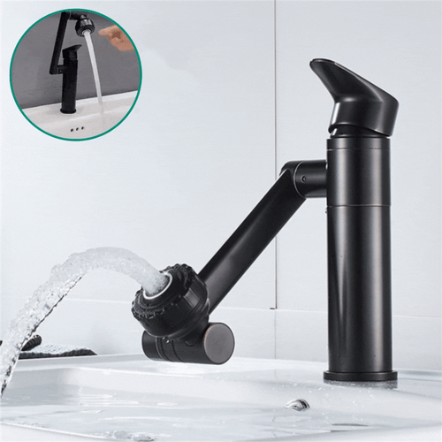 Flexibler Wasserhahn mit Sprühfunktion