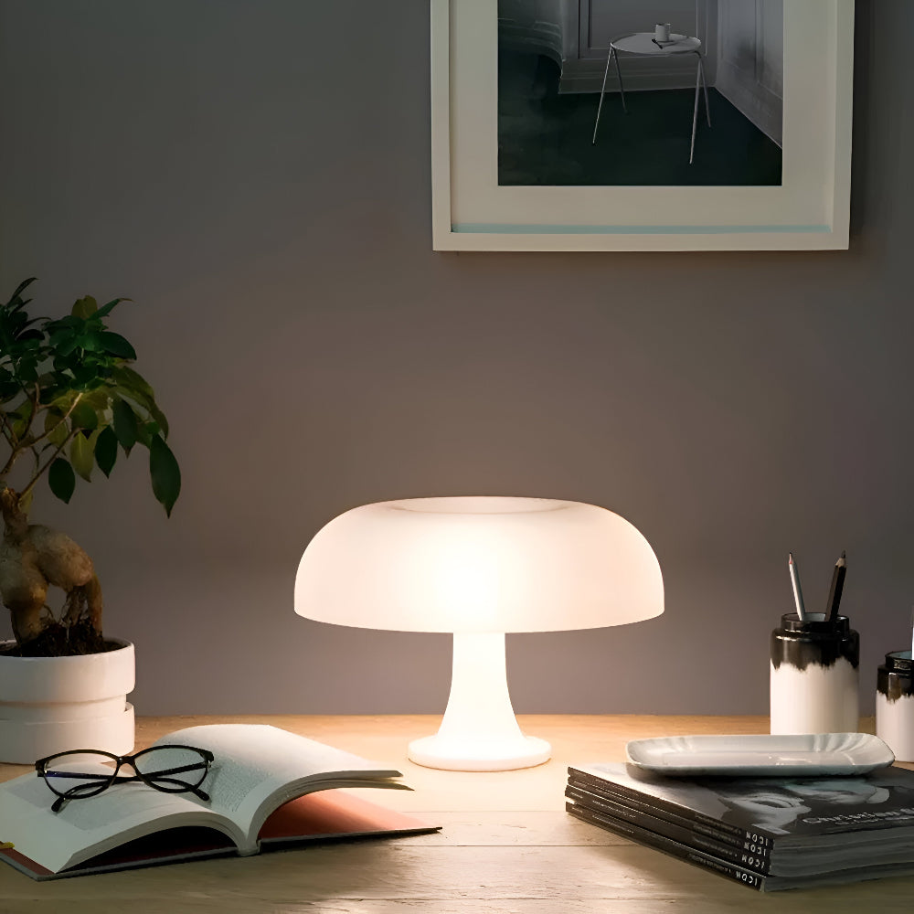 Tischlampe rund