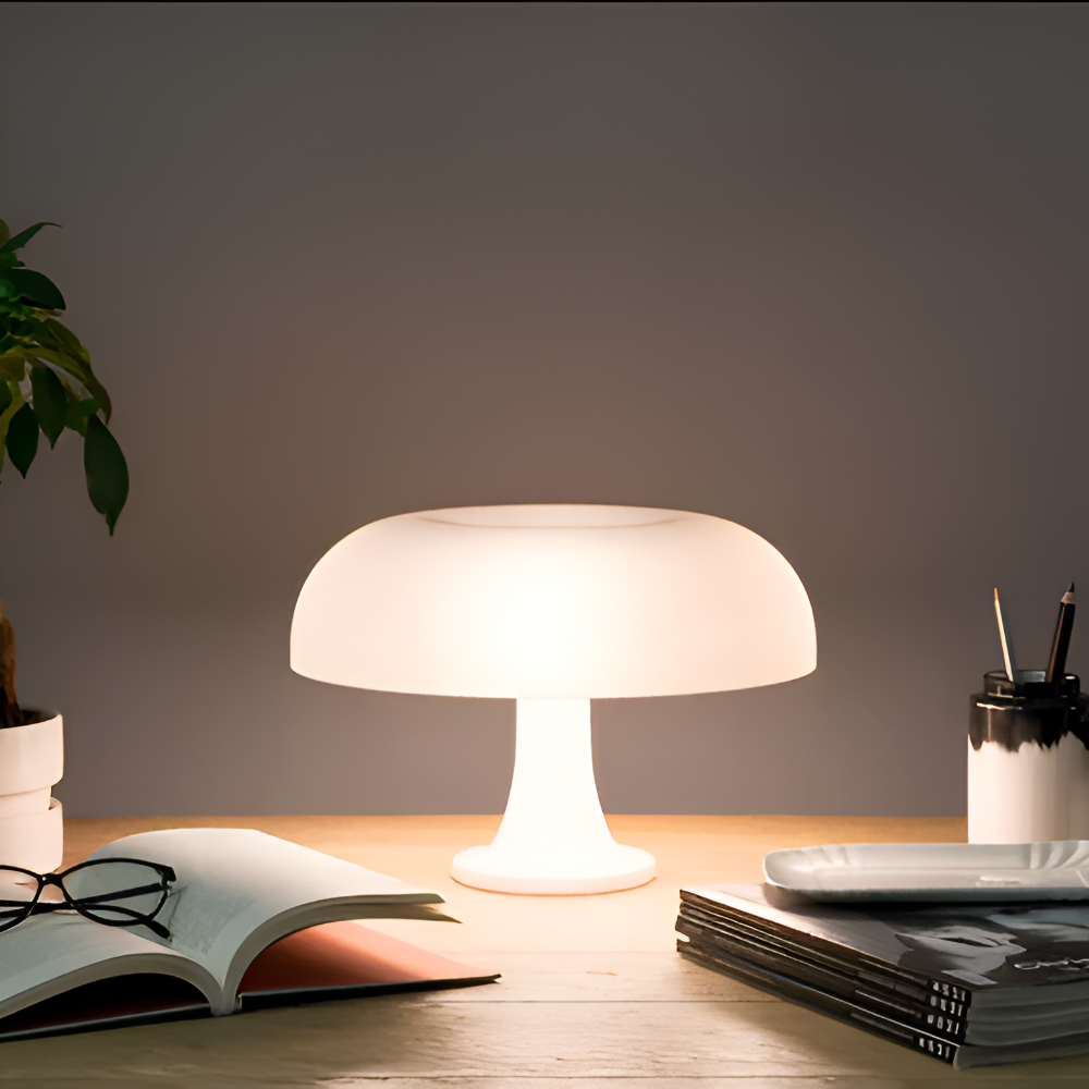 Tischlampe rund