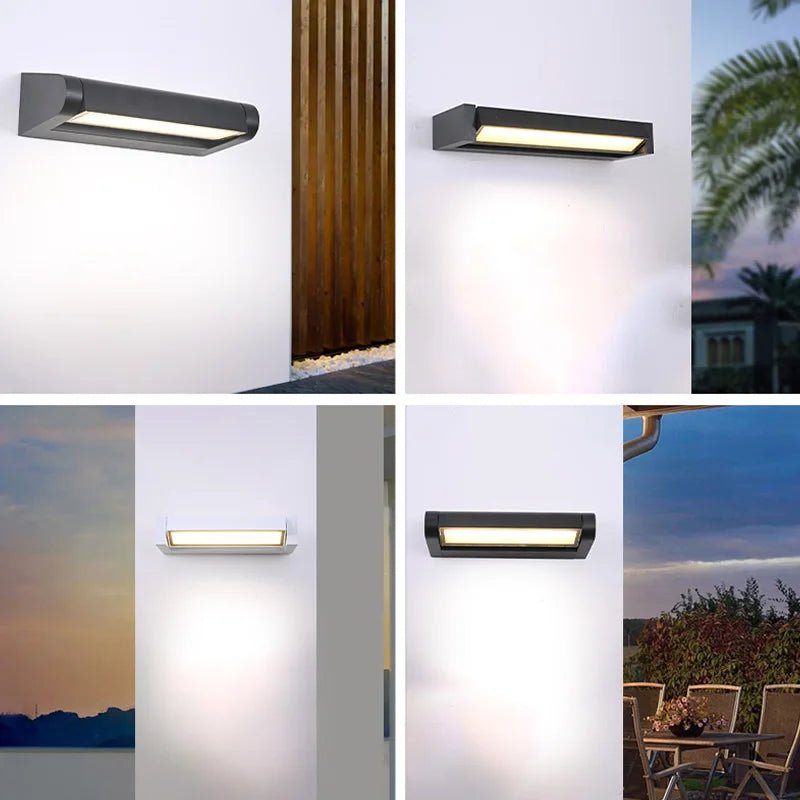 LED-Außenwandleuchte mit verstellbarem Winkel
