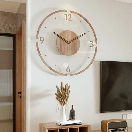 Runde Wanduhr