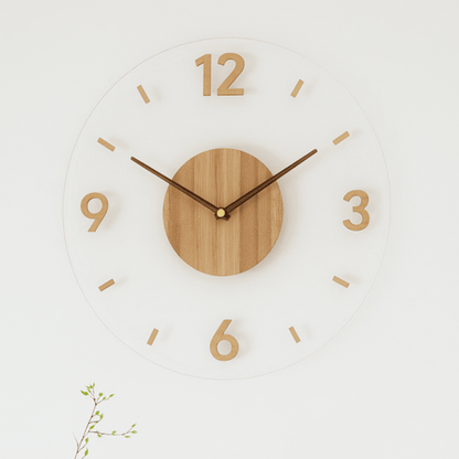 Runde Wanduhr