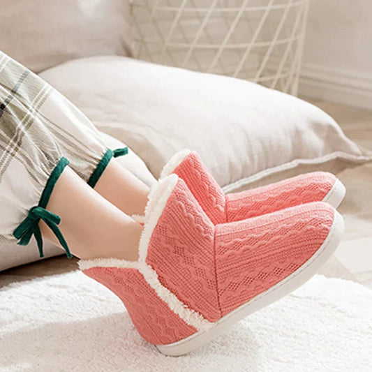 Indy - Bequeme Orthopädische Strickhausschuhe
