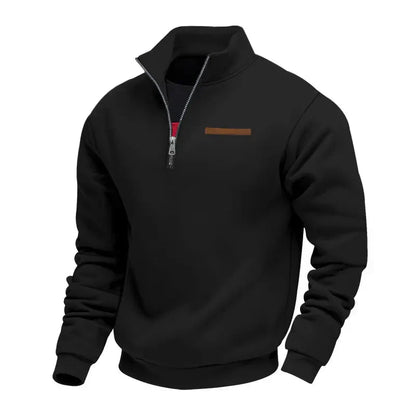 JAMES – LÄSSIGER PULLOVER MIT HALBEN REISSVERSCHLUSS