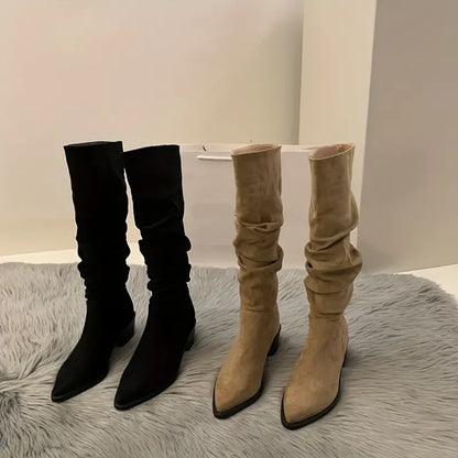 Schicke lange Damenstiefel - Gabrielle