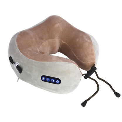 CleoRelax | Ergonomisches Heizkissen mit Wärme-Massage für Nacken und Rücken