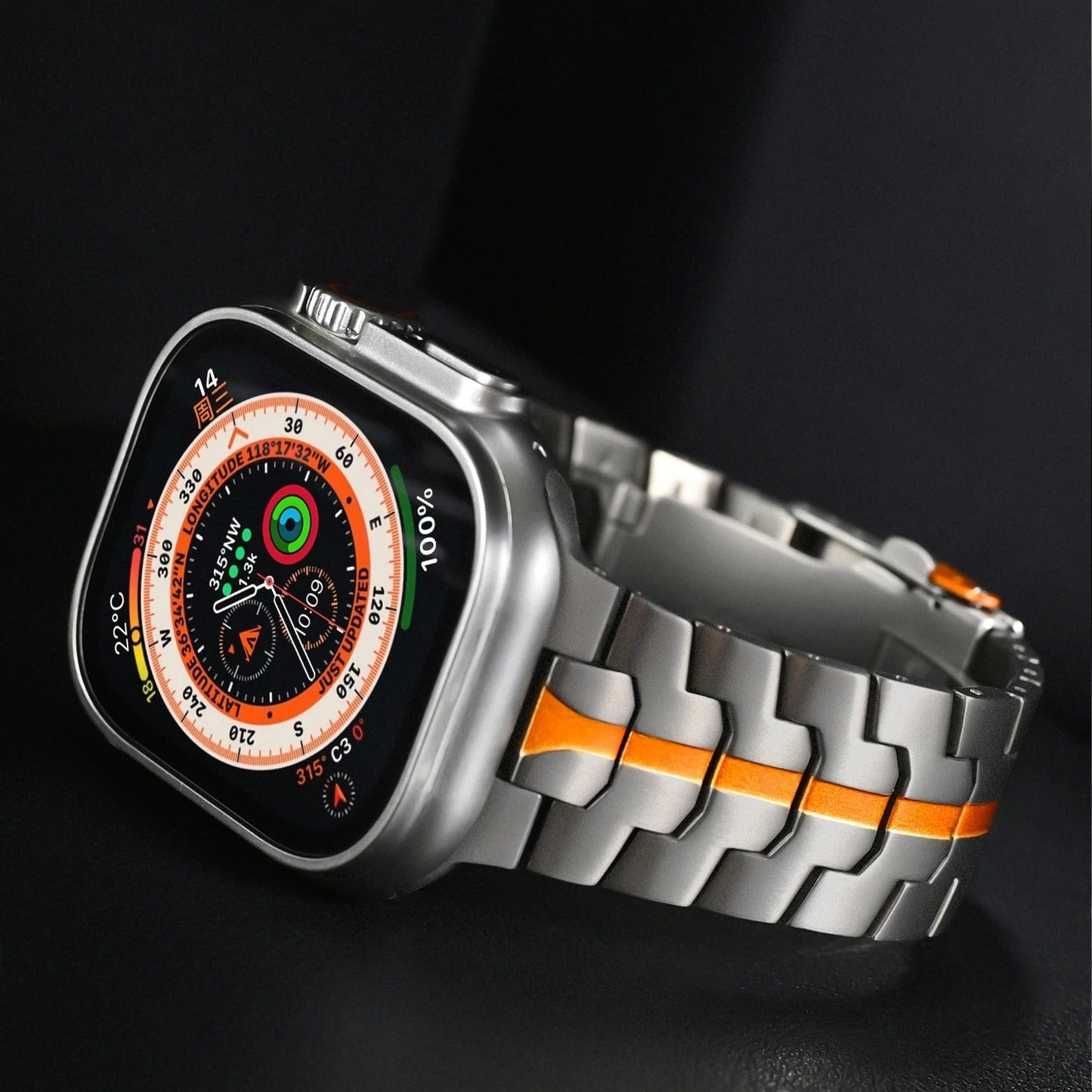 Keith Lane | Luxuriöses Titan-Armband für die Apple Watch