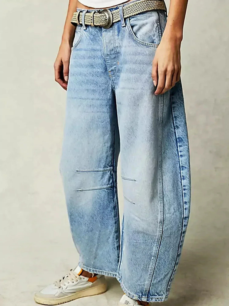 Moderne Damen Baggy-Jeans im Trend