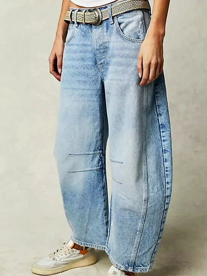 Moderne Damen Baggy-Jeans im Trend