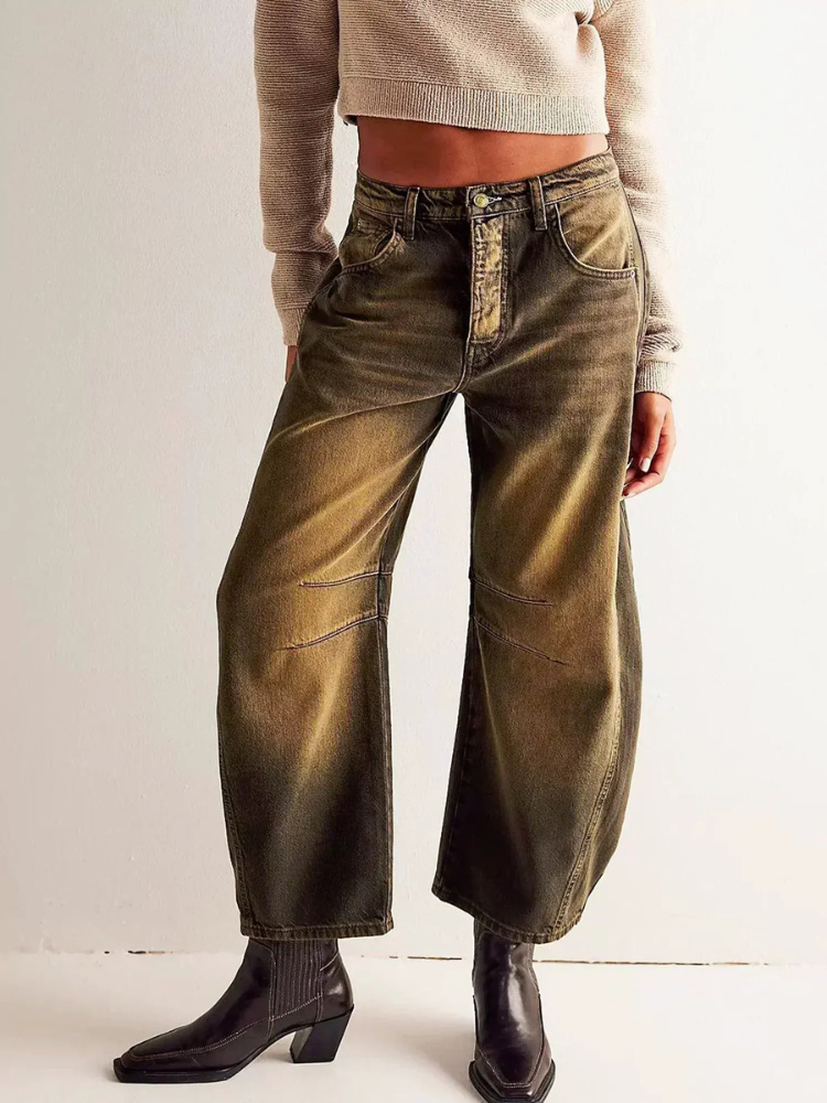 Moderne Damen Baggy-Jeans im Trend