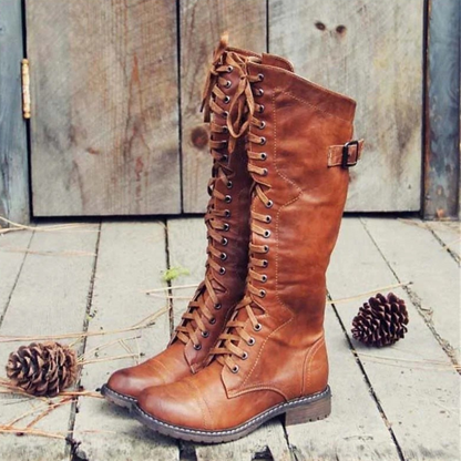 Bequeme Vintage-Stiefel für Damen im stylischen Design