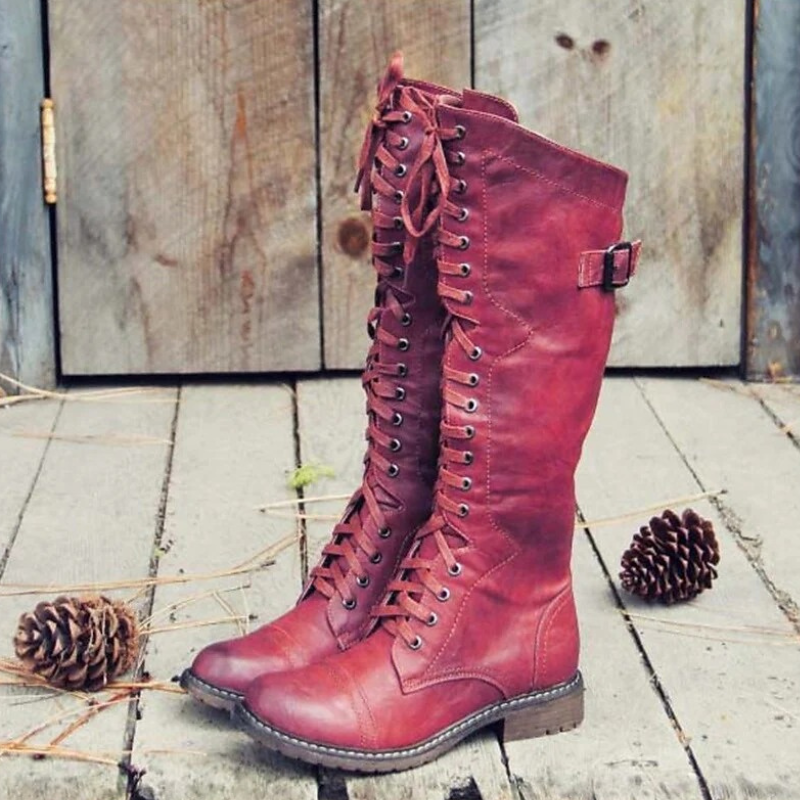 Bequeme Vintage-Stiefel für Damen im stylischen Design