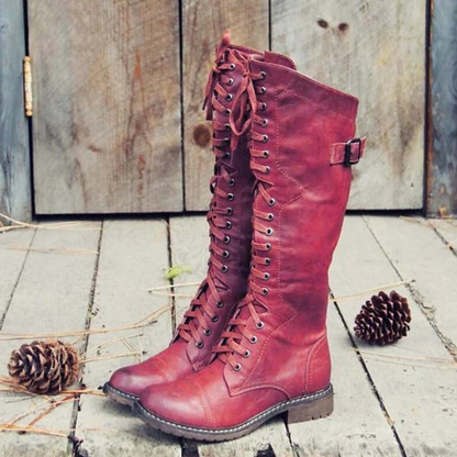 Bequeme Vintage-Stiefel für Damen im stylischen Design
