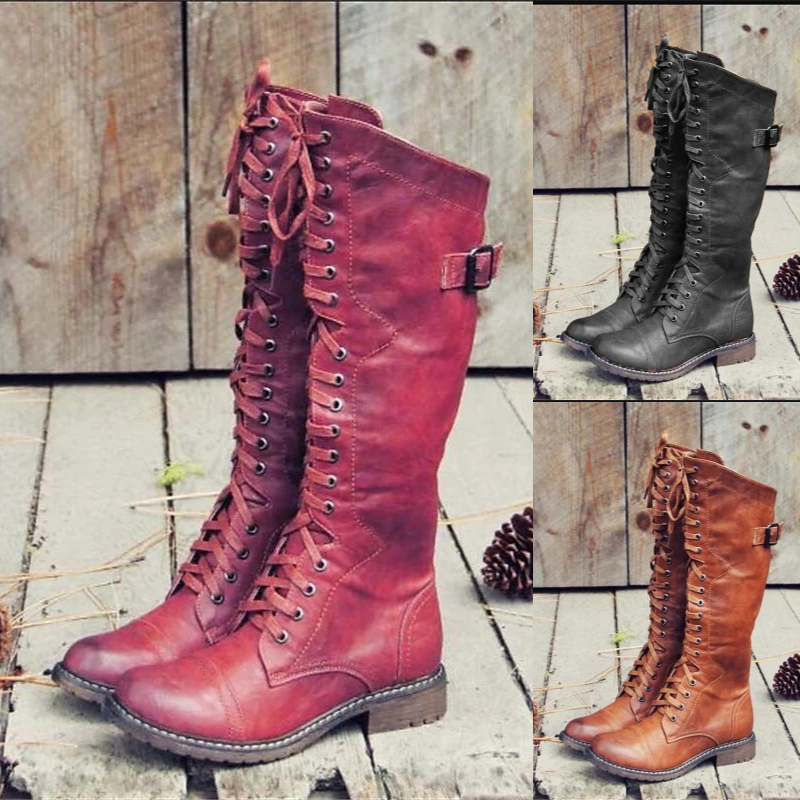 Bequeme Vintage-Stiefel für Damen im stylischen Design