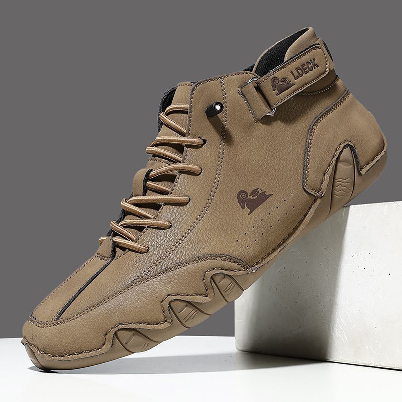 Decks | Ultra-bequemer Antirutsch-Barfußschuh aus Leder (Unisex)