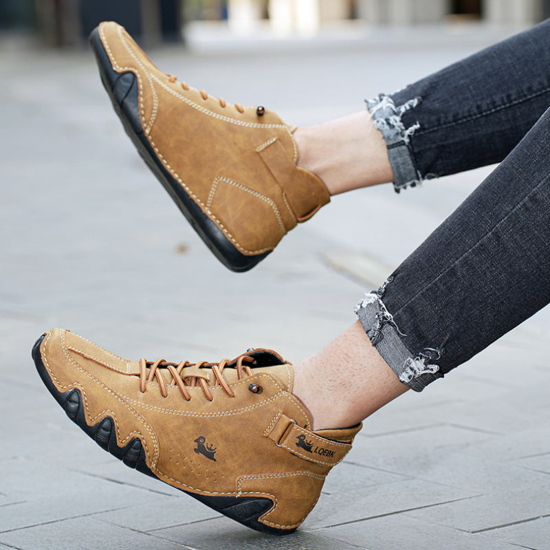 Decks | Ultra-bequemer Antirutsch-Barfußschuh aus Leder (Unisex)