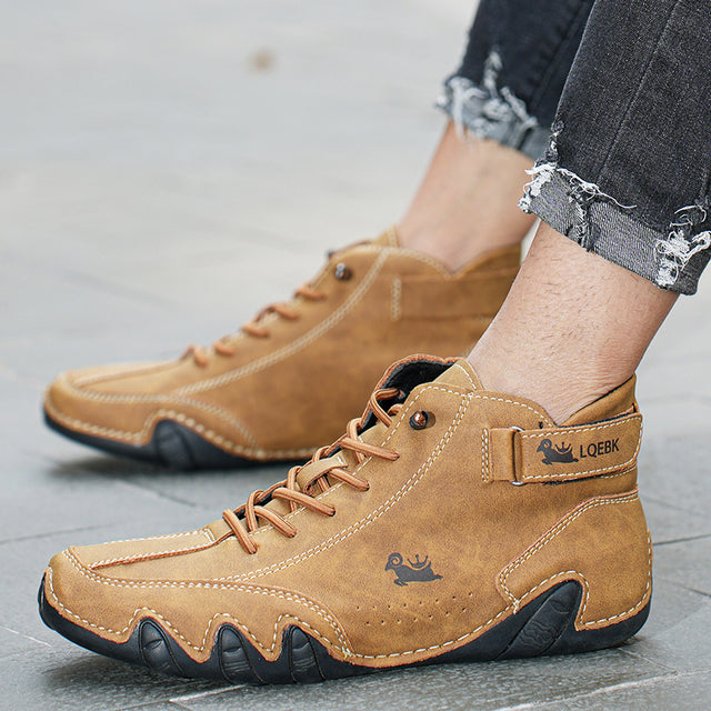 Decks | Ultra-bequemer Antirutsch-Barfußschuh aus Leder (Unisex)