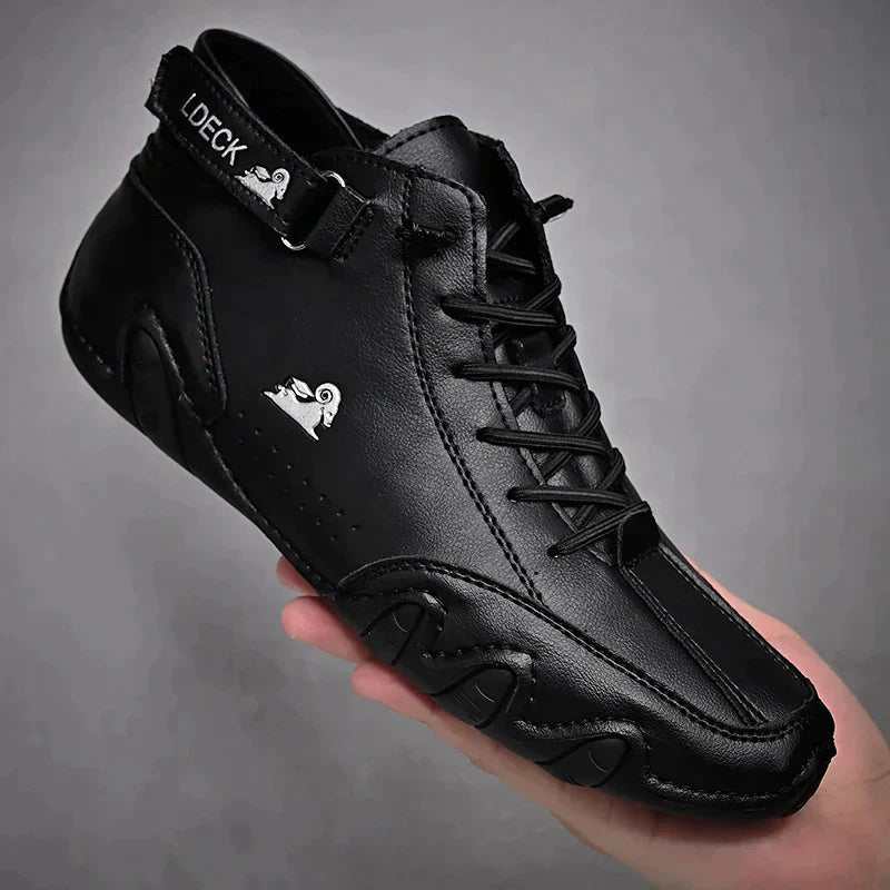Decks | Ultra-bequemer Antirutsch-Barfußschuh aus Leder (Unisex)
