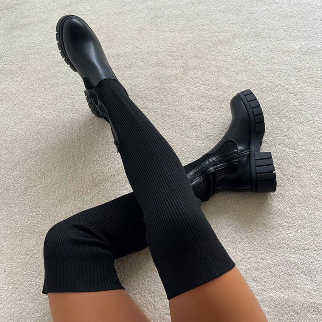 Isla - Elegante Stiefel bis zum Oberschenkel