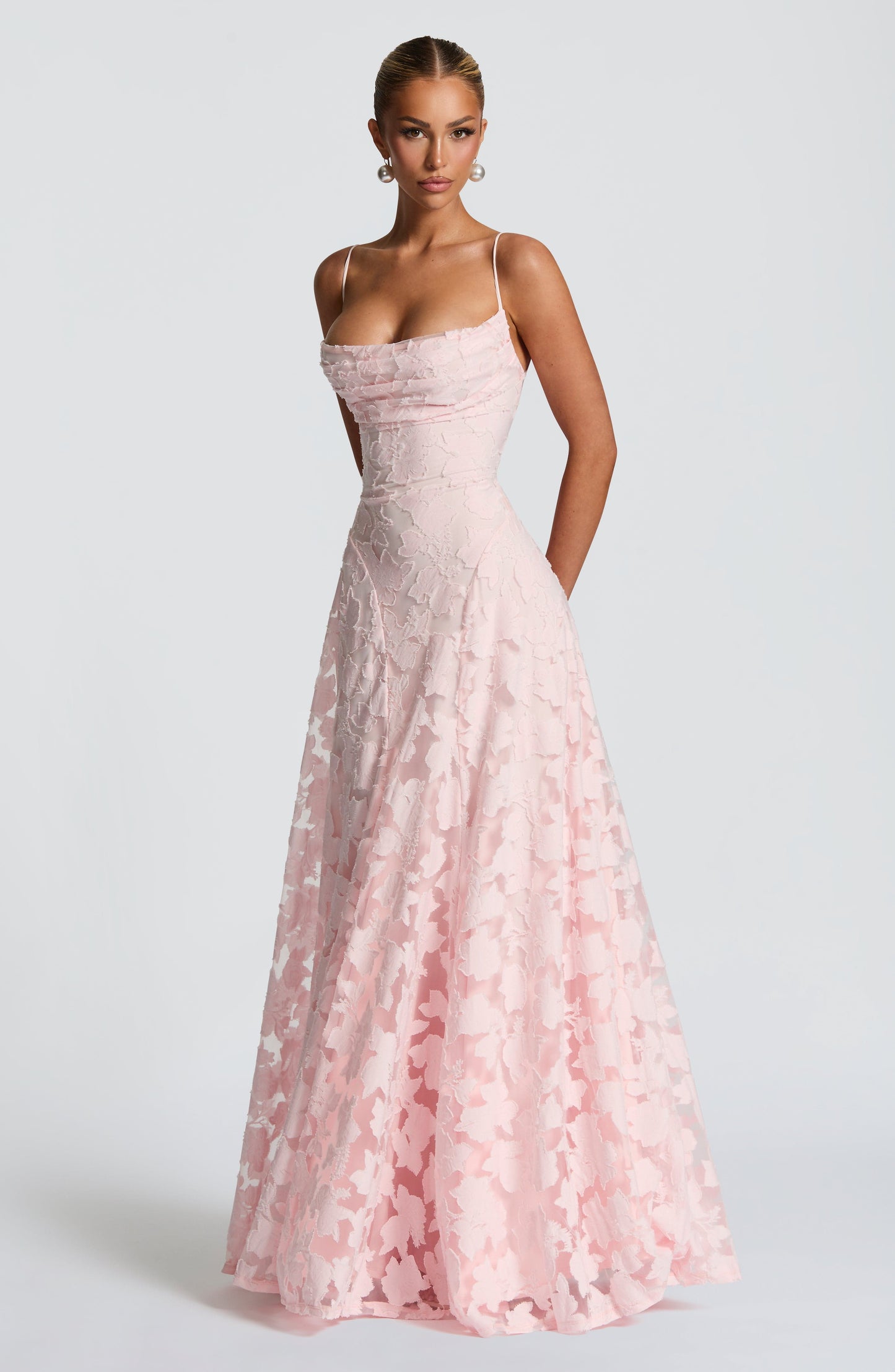 Francisa | Maxikleid mit Spitzen-Corsage