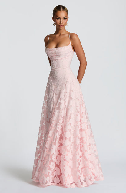 Francisa | Maxikleid mit Spitzen-Corsage