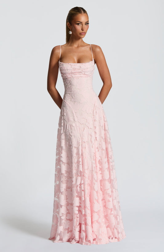 Francisa | Maxikleid mit Spitzen-Corsage