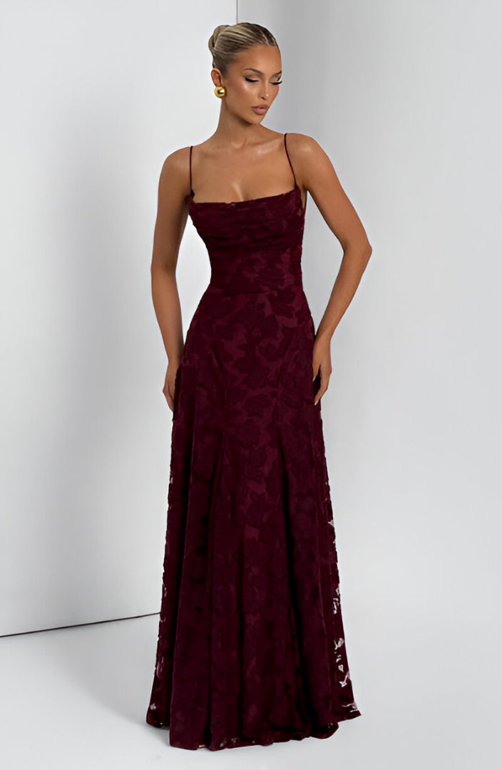 Francisa | Maxikleid mit Spitzen-Corsage