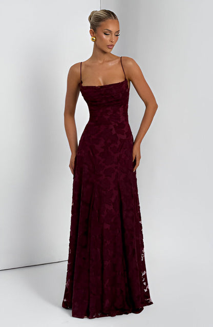 Francisa | Maxikleid mit Spitzen-Corsage