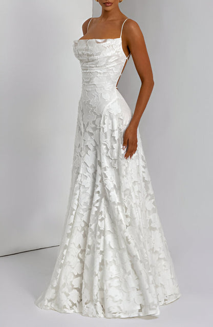 Francisa | Maxikleid mit Spitzen-Corsage
