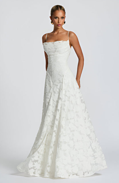 Francisa | Maxikleid mit Spitzen-Corsage