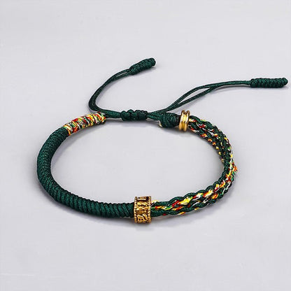 Glücksarmband Buddhismus | Handgefertigtes Vintage-Armband für Glück