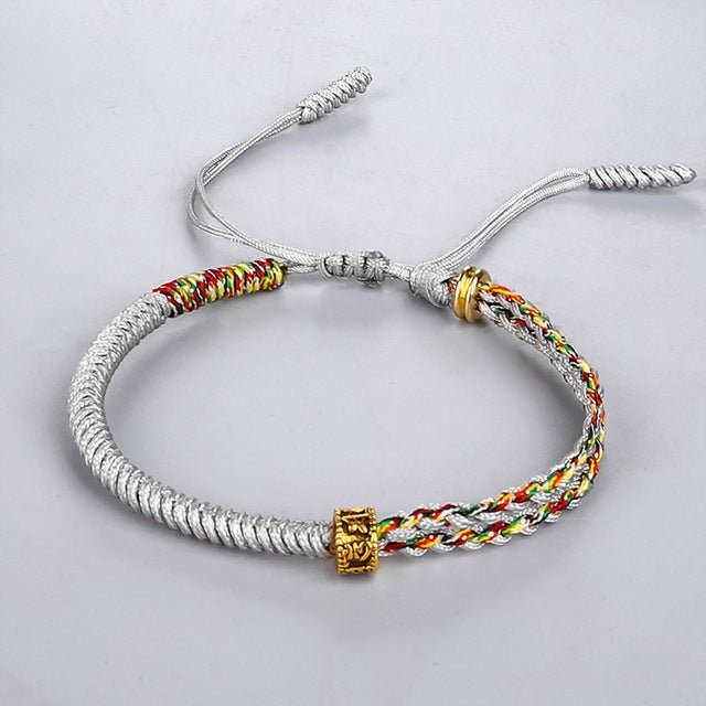 Glücksarmband Buddhismus | Handgefertigtes Vintage-Armband für Glück
