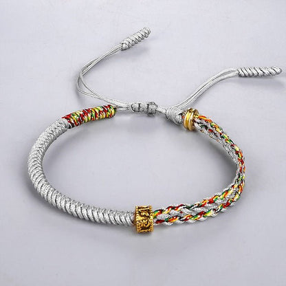 Glücksarmband Buddhismus | Handgefertigtes Vintage-Armband für Glück