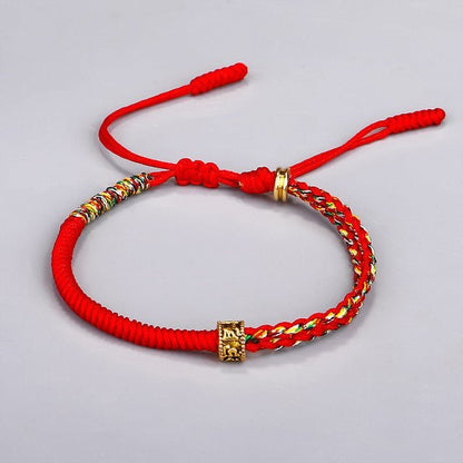 Glücksarmband Buddhismus | Handgefertigtes Vintage-Armband für Glück