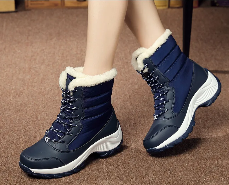 Lia - Hochwertige Damenstiefel Plüsch