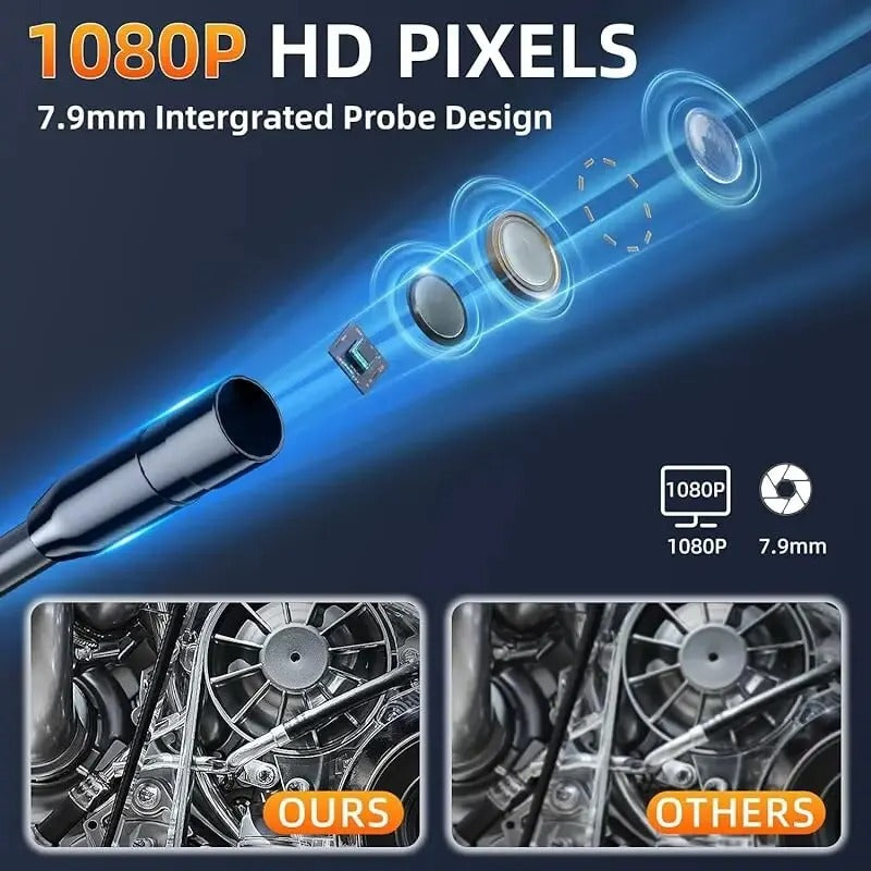 Spectar | Industrielle 1080P HD Endoskop Inspektionskamera mit 4,3-Zoll