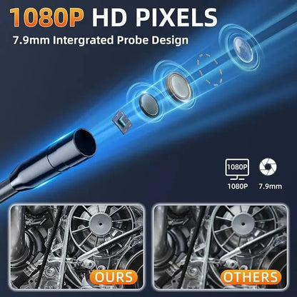 Spectar | Industrielle 1080P HD Endoskop Inspektionskamera mit 4,3-Zoll