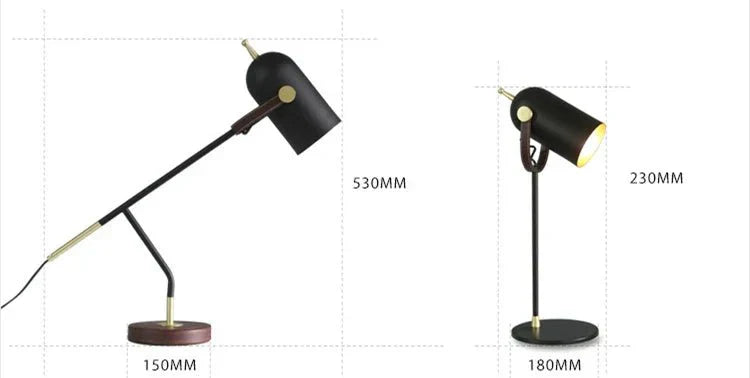 Tischlampe mit E27 LED