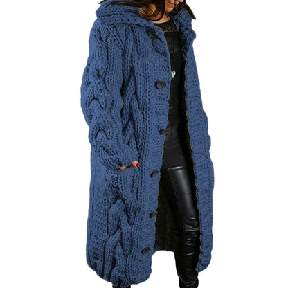 Nina | Stilvolles Dickes Strickjacke für Damen