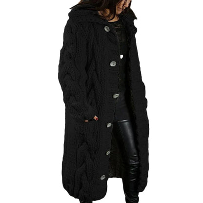 Nina | Stilvolles Dickes Strickjacke für Damen