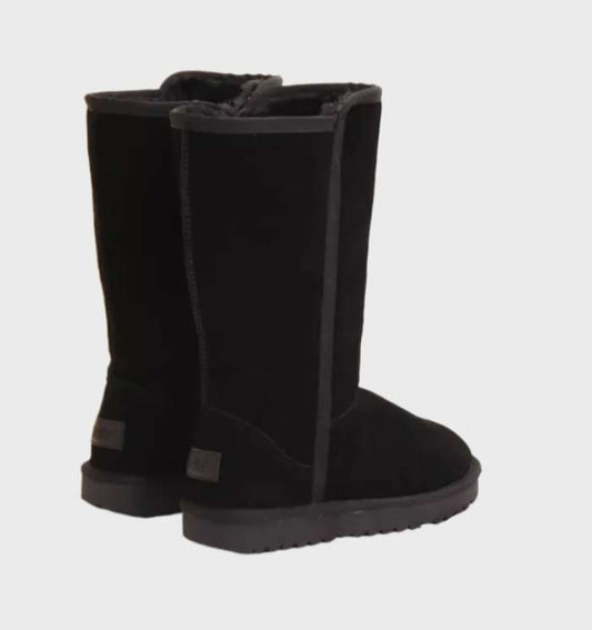 Nina | Warme und wasserdichte Wildleder-Schafsleder-Stiefel mit Reißverschluss
