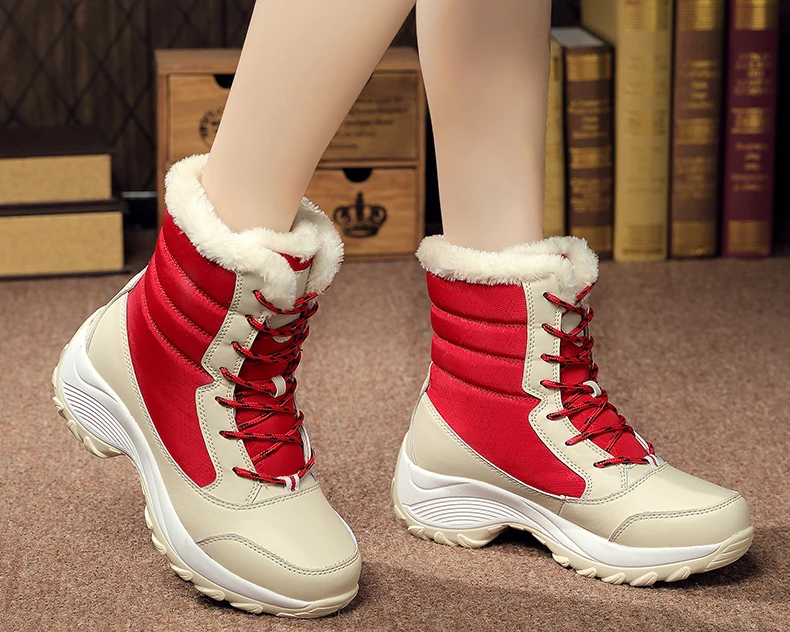 Lia - Hochwertige Damenstiefel Plüsch